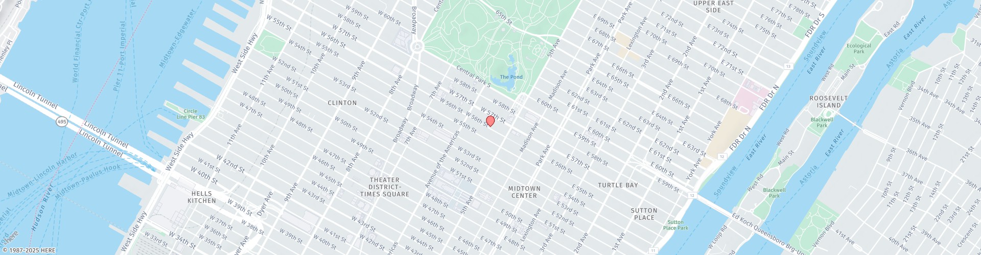 Location Map: 5 East 57th Street New York, NY 10022