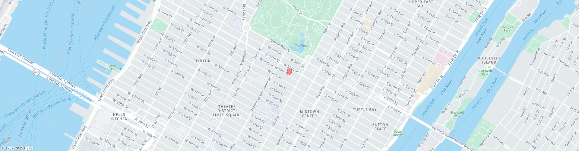 Location Map: 5 East 57th Street New York, NY 10022