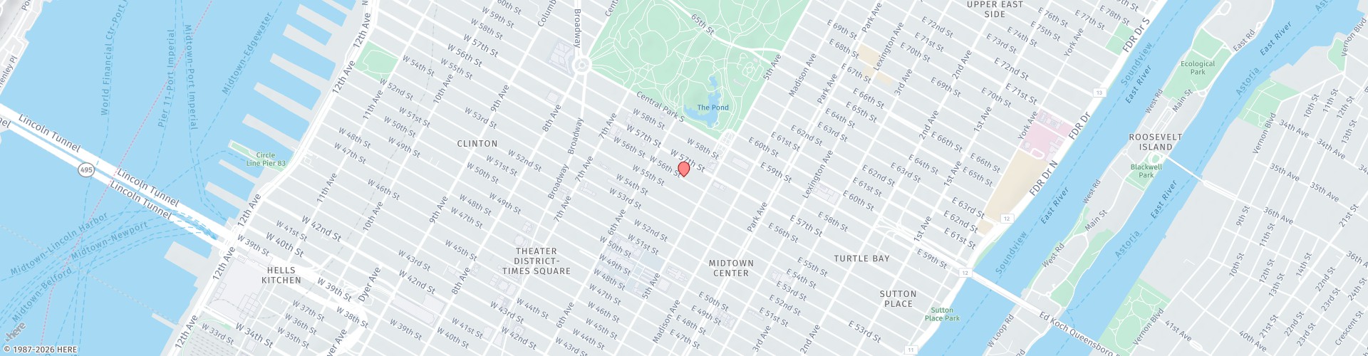 Location Map: 5 East 57th Street New York, NY 10022