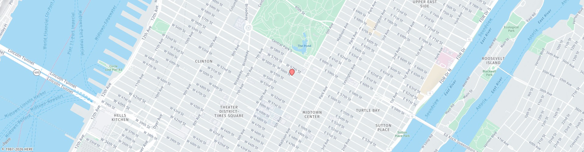 Location Map: 5 East 57th Street 6th Floor New York, NY 10022